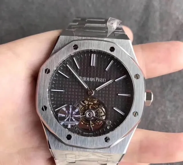 Audemars Piguet Royal Oak Tourbillon 26510PT.OO.1220PT.01 JF Factory 1:1 Best Edition Replica Watch Grey Dial